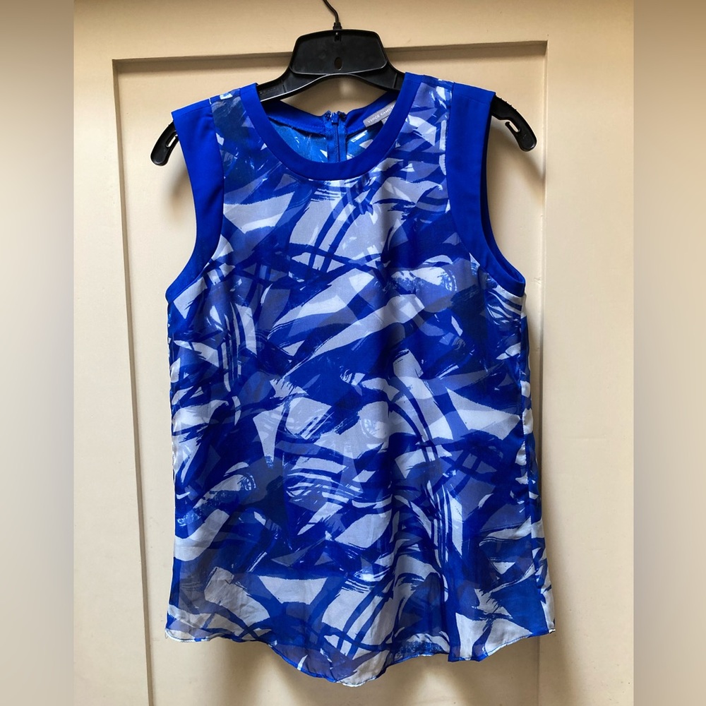 Sleeveless chiffon blouse